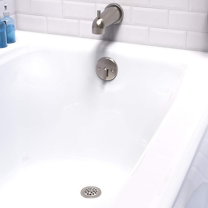 Keeney K5064DSBN Tarnish Free Bath Drain Strainer Dome Cover, Brushed Nickel