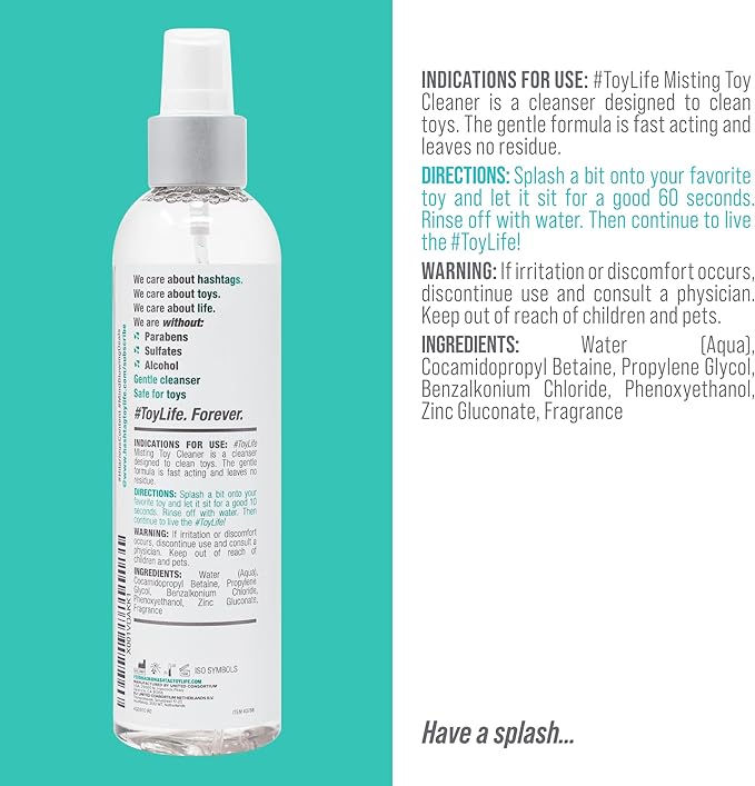 #ToyLife All-Purpose Misting Toy Cleaner, All-Purpose Cleaning Solution, Sprays Perfect Amount, 8 Fl Oz