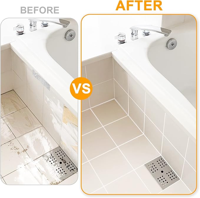 Silicone Caulking Tool Kit 3-in-1: Grout Sealant Remover Finishing Scraper Tools - Easy Caulk Removal Sealing Smoothing Bathtub Toilet Bathroom Shower Corner Tiles Joint Floor Sink
