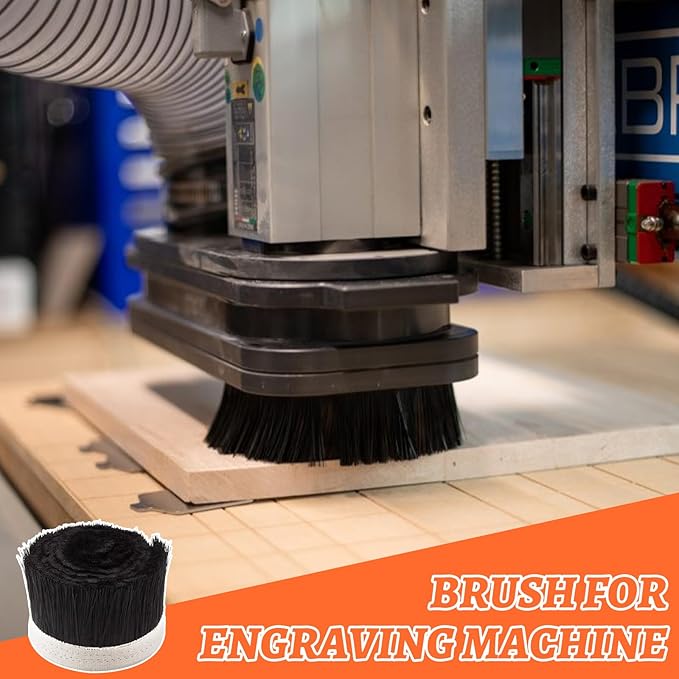100mm Dust Shoe Brush, STARVAST CNC Vacuum Brush for Vacuum Cleaner Engraving Machine Dust Cover Work on CNC Router Spindle Motor