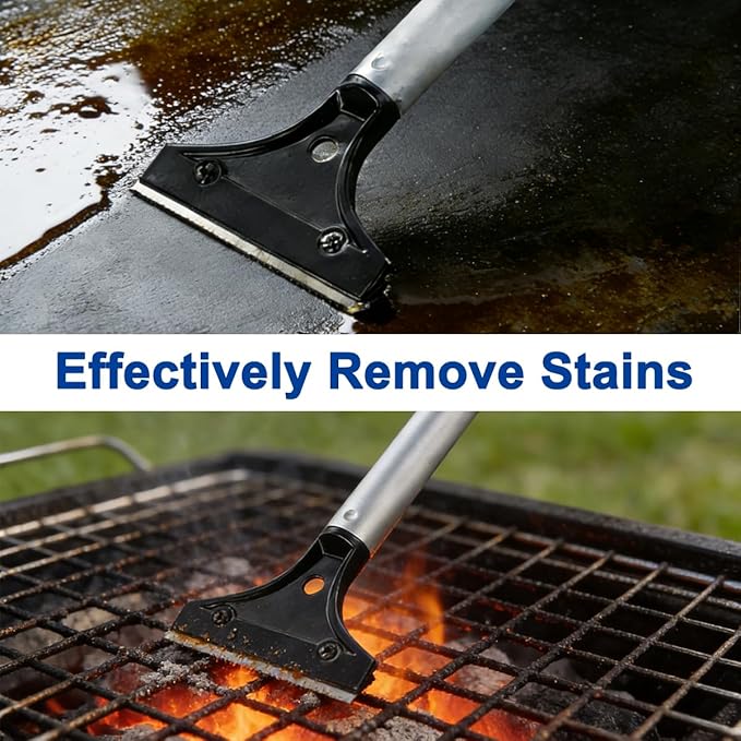 CELOX Grill Scraper, Heavy Duty Flat Top BBQ Grill Scraper for Cleaning