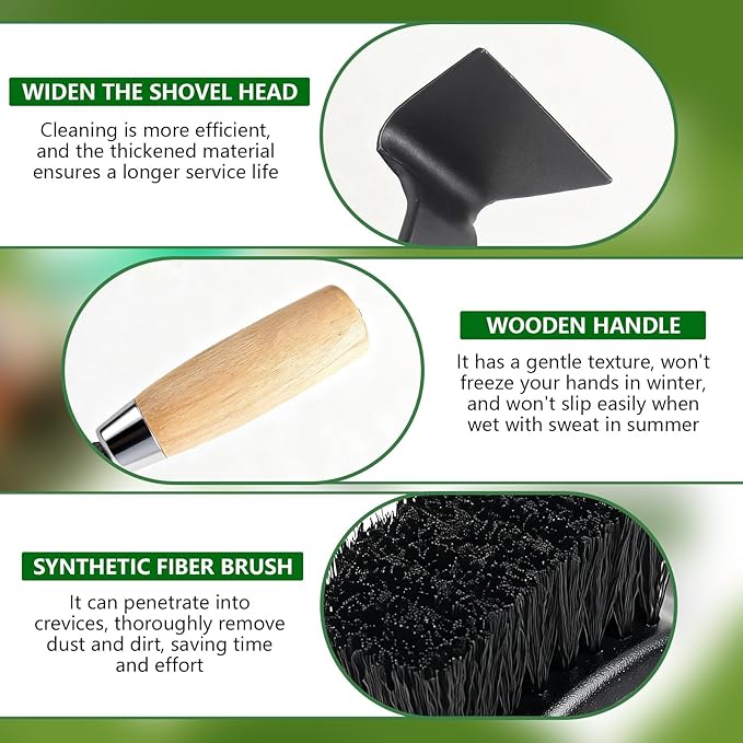 2 Pcs Lawn Mower Deck Scraper Cleaner Brush Kit High-Strength Steel Efficient Mower Deck Cleaning Tool Long Handle Lawnmower Deck Scraper for Gardening