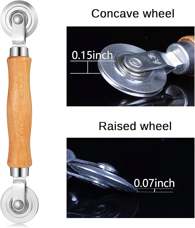 King&Charles Screen Roller Tool, Roller with Bearing - Screen Repair/Spline Tool to Installing/Replace Window Mesh.