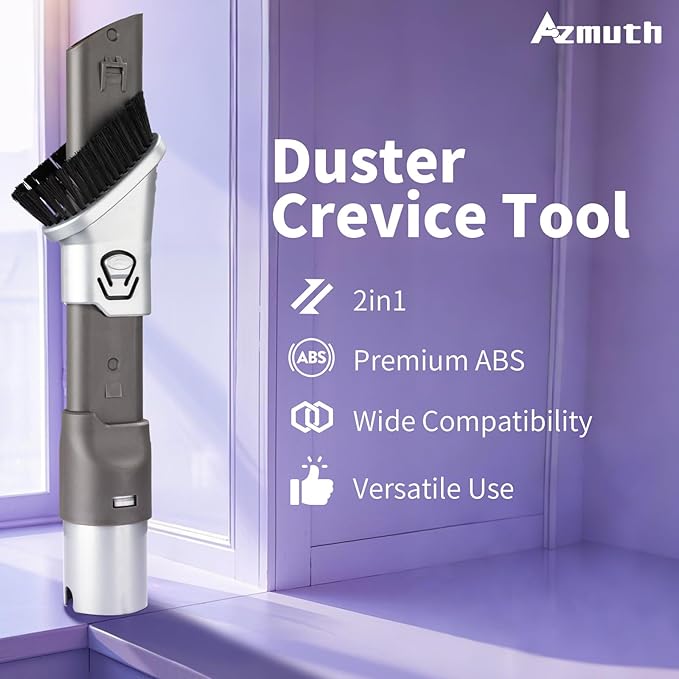 2-in-1 for Shark Crevice Tool Replacement Shark Vacuum Attachments for Rotator/Rocket/APEX Duoclean Upright Vacuum NV752 NV600 NV650 NV680 NV340 HV301 HV322 HV320 NV480 NV800 NV151 LA502 AZ2001 HZ2002