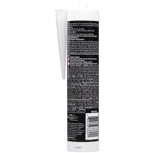 Permatex 33694 The Right Stuff Gasket Maker, 10.1 oz., Black