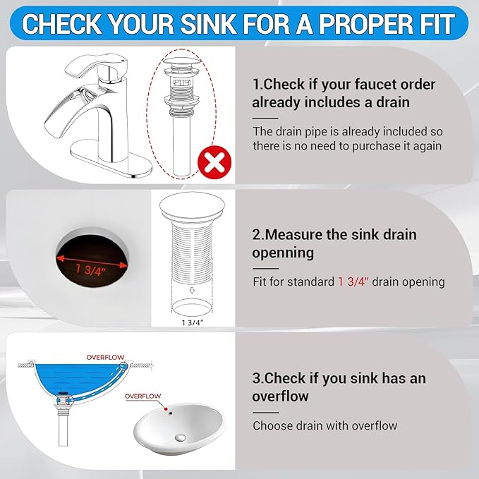 Bathroom Sink Drain with Overflow - Big Cap for Standard 1 3/4" Drain Opening - Pop Up Drain,Oil Rubbed Bronze