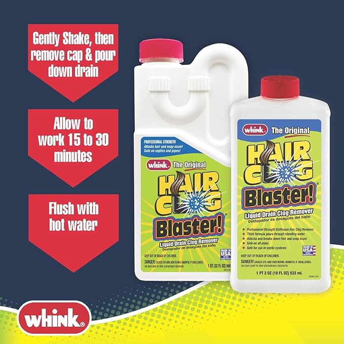 Rust-Oleum Whink 6217 Hair Clog Blaster! 32 Ounce