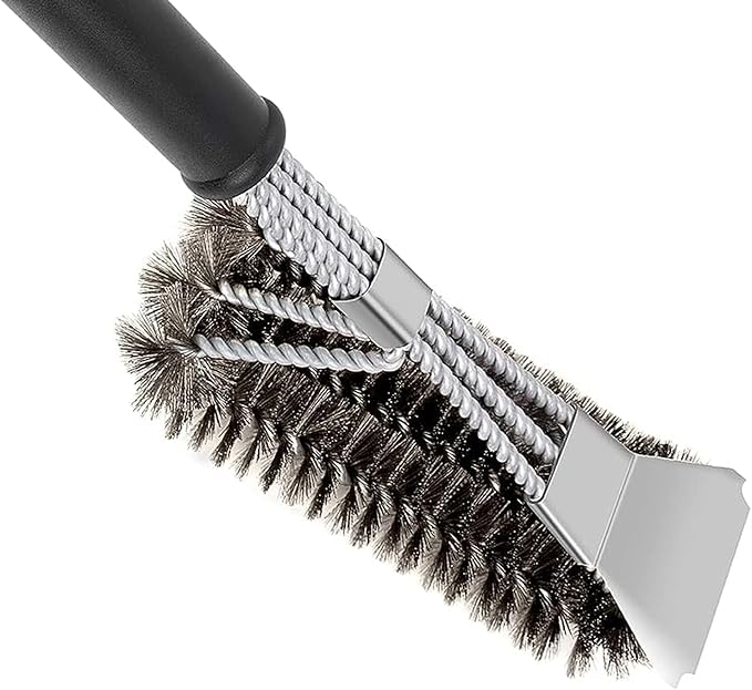 Grill Brush Grill Cleaning Kit, Grill Cleaner BBQ Grill Accessories Grill Rescue Brush, Grill Brush for Outdoor Grill BBQ Brush for Grill Cleaning (Pack of 1)