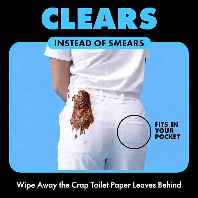 DUDE Wipes Unscented Pocket Packs - Travel Wipes - 12 Packs of 8 (96 Count) - On-The-Go Adult Flushable Wipes for Sensitive Skin - Infused with Vitamin E and Aloe - Septic and Sewer Safe