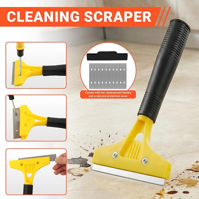 37Pack Grout Removal Tool Kit, 3 Tile Grout Saws 2 Hand Grouts Saw with Extra Cleaning Blades, Bathroom Showers Caulking Removal Tools for Cleaning Floor Tile Grouts Joints Corners