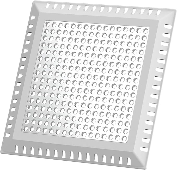 Shower Drain Hair Catcher/Drain Strainer/Shower Drain Cover for Bathroom Floor Drain, Stainless Steel and Silicone (Patented Product)