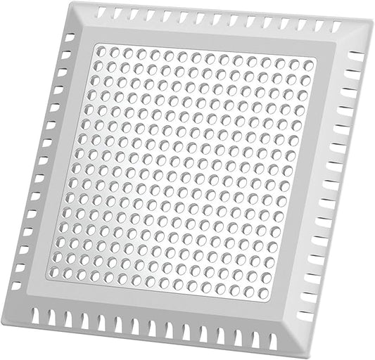 Shower Drain Hair Catcher/Drain Strainer/Shower Drain Cover for Bathroom Floor Drain, Stainless Steel and Silicone (Patented Product)