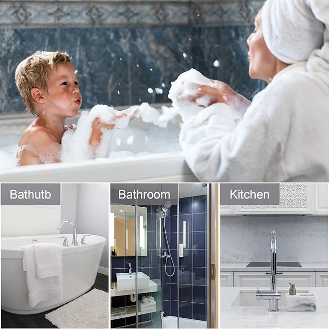 2 Pieces Shower Drain Hair Catcher Bathtub Stopper Home Drain Protectors Drain Cover with Sucker Water Trap Sink Cover for Bathroom Bathtub and Kitchen (Black,Black)