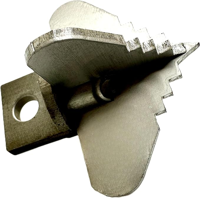 2-1/2” Spear 4 Flute Flow Fixer Drain Cleaner Plumbing Snake Cutter Head for 3” – 4” Pipes, Clears & Scrapes Inner Walls, Fits 3/8” 1/2" or 9/16” Cables, Commercial & Residential Use