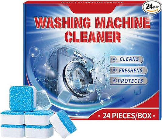Washing Machine cleaner Tablets,Deep Clean and Deodorize,24 Pieces