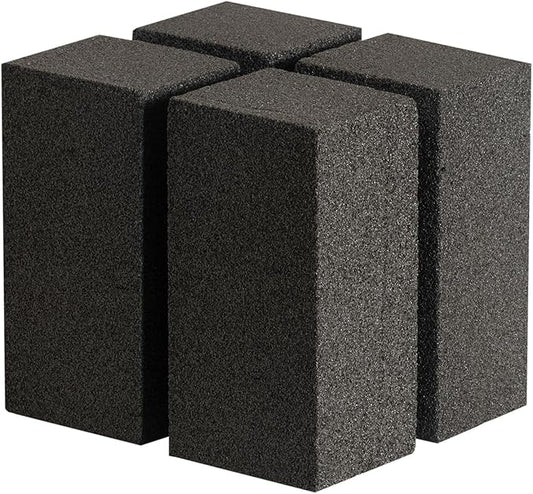 4 Pack Grill Cleaner Brick for Outdoor&Restaurant. Heavy Duty Grill Cleaning Brick. Pumice Stone Cleaner Tool Grill Brick for Cleaning Flat Top Grills Griddles Effectively Without Harsh Chemicals