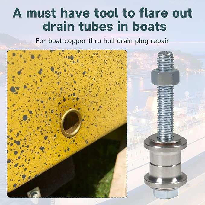 1 inch Drain Tube Flaring Tool for Boat Thru Hull Drain Tube