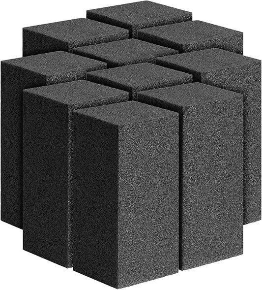 12 Pack Grill Cleaner Brick for Outdoor&Restaurant. Heavy Duty Grill Cleaning Brick. Pumice Stone Cleaner Tool Grill Brick for Cleaning Flat Top Grills Griddles Effectively Without Harsh Chemicals