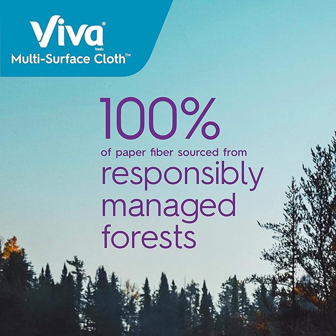 Viva Multi-Surface Cloth Paper Towels, Choose-A-Sheet - 6 Big Rolls = 9 Regular Rolls (83 Sheets Per Roll)