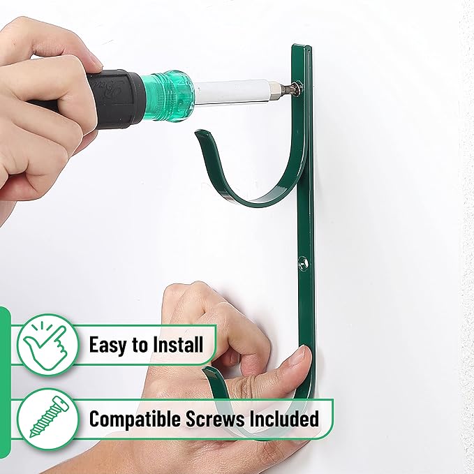 UNCO Pool Pole Hanger - 2 Pack, Pool Equipment Hooks for Poles and Hose, Accessories