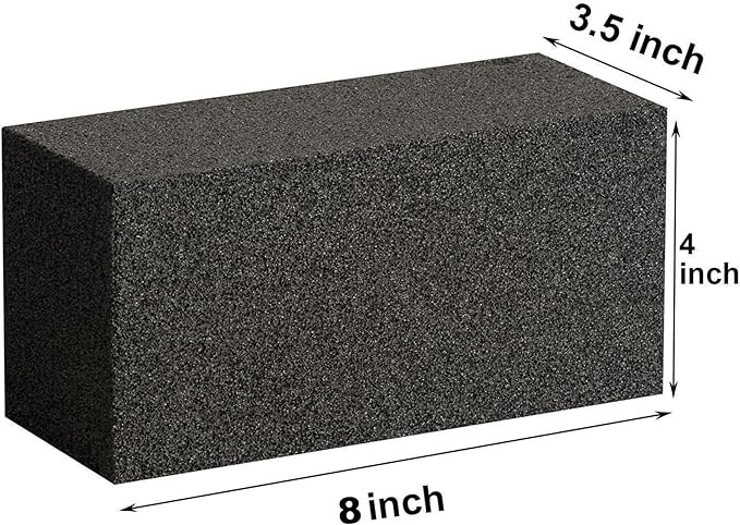 1 Pack Grill Cleaner Brick for Outdoor&Restaurant. Heavy Duty Grill Cleaning Brick. Pumice Stone Cleaner Tool Grill Brick for Cleaning Flat Top Grills Griddles Effectively Without Harsh Chemicals