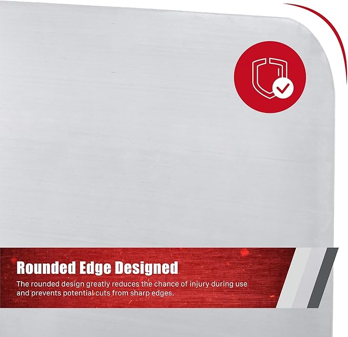 DuraSteel Stainless Steel Sink Splash Guard - 15" x 6" Deck Mount Commercial Kitchen Shield - Kitchen Safety & Hygiene Cooking Splatter Screen - Ideal for Hand Sink, Prep Sink, Bar Sinks