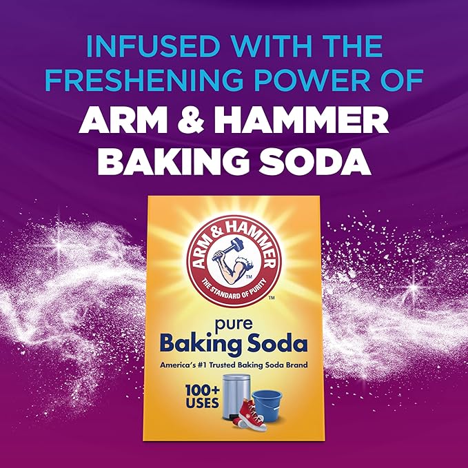 ARM & HAMMER Odor Blasters In-Wash Laundry Scent Booster, Eliminates Tough Odors, Fresh Burst Scent, 24 oz Bottle (Pack of 4)