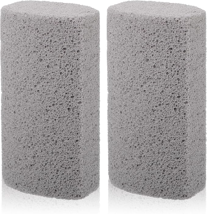2 Pcs Pet Hair Remover Pumice Dog Cat Hair Stone Quickly Removal Cleaning Pet Fur Stone Reusable Upholstery Cleaner Rock Tool for Car Interior Couch Bedding Carpet Couch Furniture