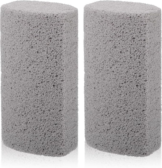 2 Pcs Pet Hair Remover Pumice Dog Cat Hair Stone Quickly Removal Cleaning Pet Fur Stone Reusable Upholstery Cleaner Rock Tool for Car Interior Couch Bedding Carpet Couch Furniture