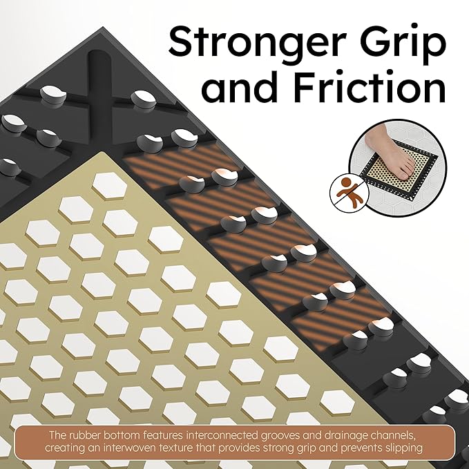 Not Moving Shower Drain Hair Catcher,Effective Hair Catcher Shower Drain,Square Flat Shower Drain Cover Protector Filter,Efficient Drainage,Hair Trap Stopper