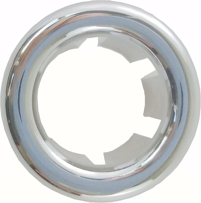 VRSS 6-Claw Bathroom Kitchen Sink Overflow Ring Basin Trim Cover Hole Insert in Caps (2Pcs Silver)