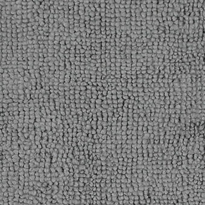 DII Cleaning Collection Soft Highly Absorbent Microfiber, Dishtowel Set, 16x24, Gray, 6 Piece (Pack of 12)