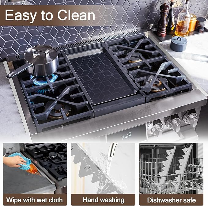 Stove Gap Covers Stainless Steel, 2Pack Retractable Length 13.8" to 27.5" Width 0.79", Heat-Resistant Stove Gap Filler & Range Trim Kit for Gaps Between Stove Top & Counter-Silver