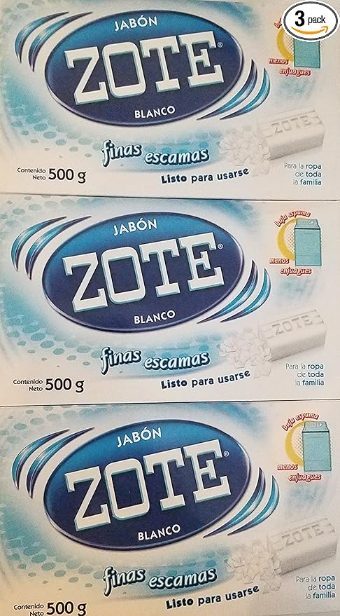 Jabon Zote Blanco Laundry Flakes Pack of 3