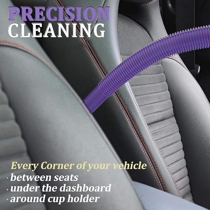 Fullclean Dryer Vent Lint Vacuum Atttachments for Dyson V15 V15s Gen5 V12 V11 V10 V9 V8 V7 Detect Absolute Cyclone Outsize Slim Vacuum Cleaner Crevice Flexible Dryer Lint Remove Tool Cleaner Kit