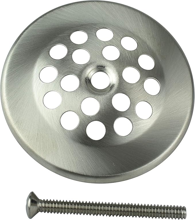 Keeney K5064DSBN Tarnish Free Bath Drain Strainer Dome Cover, Brushed Nickel