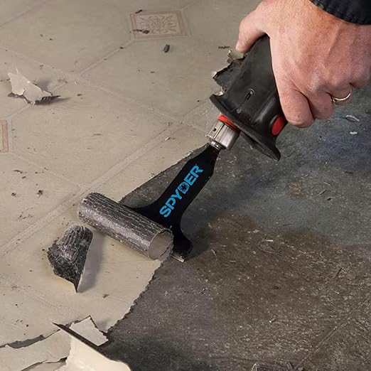 Spyder 4-inch Scraper Blade Attachment for Reciprocating Saws, Removes Tile, Linoleum, Adhesives, and More