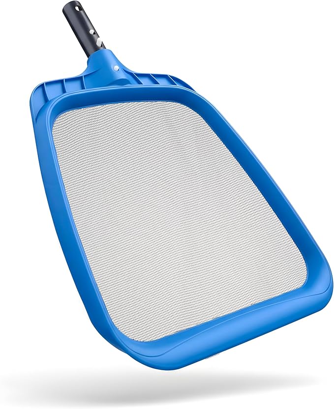 Pool Leaf Skimmer Net for Cleaning // Heavy Duty Pool Leaf Skimmer Attachment - Oversized 17 Inch with Self-Repairing Net // The Ultimate Pool Skimmer Replacement Net (Pole Sold Separately)