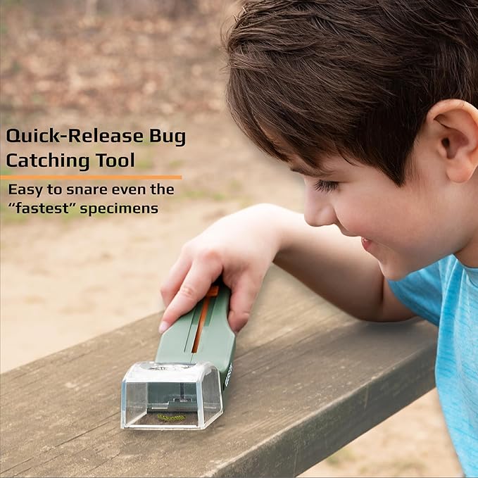Carson BugView Bug Catcher Indoor and Outdoor Tool and Magnifier for Kids and Adults - Set of 6 (HU-10MU)