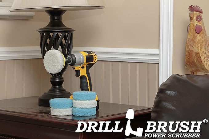 Cleaning Supplies - Bathroom Accessories - Scrub Pads - Floor Scrubber - Shower Cleaner - Scouring Pad Kit - Bath Mat – Bathroom Sink - Drill Scrubber - Attachment - Soap Scum, Hard Water Stains