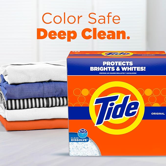 Tide Powder Laundry Detergent, Original Scent, 75 Loads, 85 oz (Pack of 3)