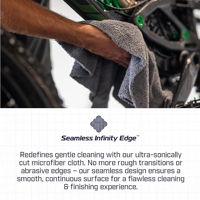 Ultra-Premium Microfiber Cloth for Bikes & Cars – Quality Care for Bicycles – Scratch-Free, Smooth Application, Trophy-Clean Finish