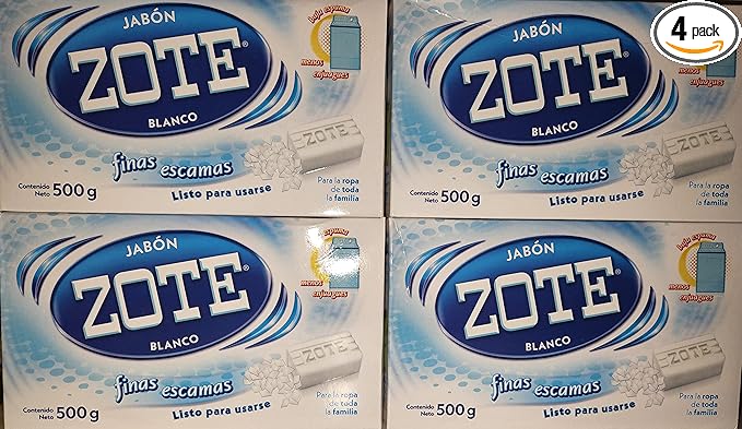 My Brand Jabon Zote Blanco Laundry Flakes (4), Pack of 3
