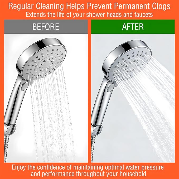 20PCS Shower Head Cleaner Picks,Shower Head Cleaning Brush Tool for Small Hole Gap Hole Anti-Clogging,Shower Cleaner Picks Fitting Nozzle Unclogger for Household Bathroom Shower Cleaning Brush