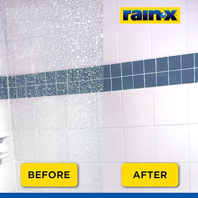 Rain-X 630035 X-Treme Clean Shower Door Cleaner, 12 Fl. Oz, Formulated To Clean Glass Shower Doors - Easy To Use, Removes Soap Scum, Dirt, Hard Water Build-up, Calcium, Lime Stains And Rust Stains
