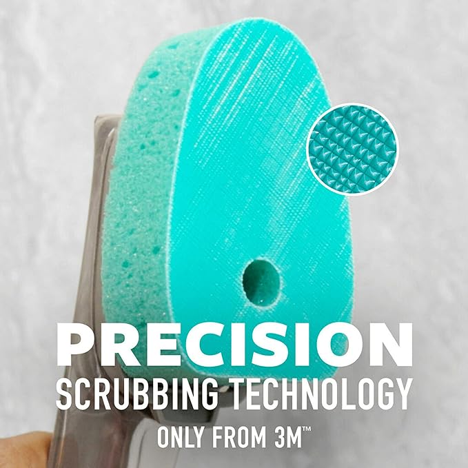 Scotch-Brite Scrub Tub & Shower Wand, Ideal for Bathroom Buildup, Glass Door, Shower and Bath Cleaner, Soap Scum Remover, 1 Wand