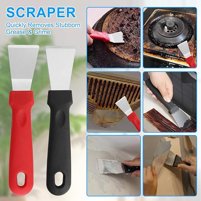 15 Pcs Crevice Cleaning Brush Set - Hard Bristle Cleaning Brush Supplies, V Shape Grout Cleaner Brush for Deep Cleaning Gap, Kitchen, Bathroom, Sink, Bottle, Blender, Corners & More