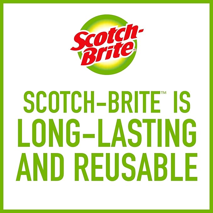Scotch-Brite Advanced Soap Control Dishwand Brush Scrubber, Antibacterial* Dish Wand Brush with Soap Dispenser (Pack of 2)