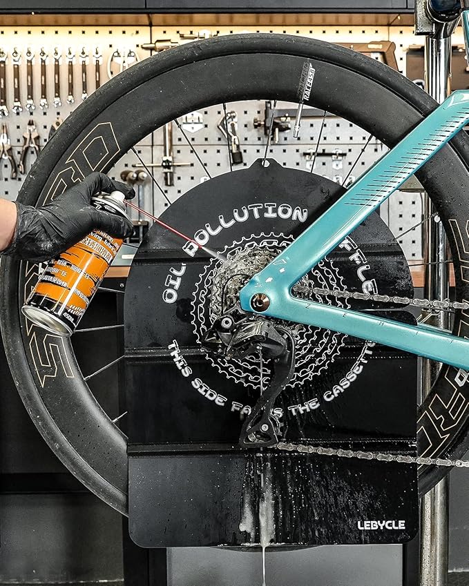 Bike Disc Brake Cover, Foldable Grime Guard for Bicycle Cleaning, Prevents Oil & Dirt Splash, Easy Storage & Corrosion Protection for MTB & Road Bikes