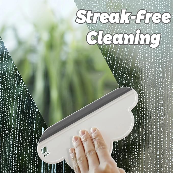 Shower Door Squeegee,Shower Squeegee for Glass Doors,Small Squeegee for Shower Glass Bathroom